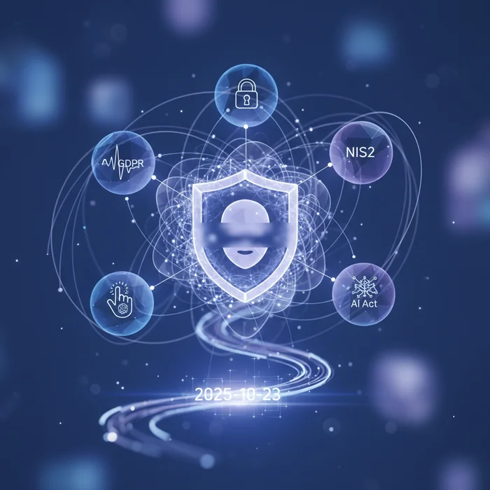 Hero image for AI Anonymization for EU Compliance—GDPR, NIS2, DSA, AI Act 2025-10-23