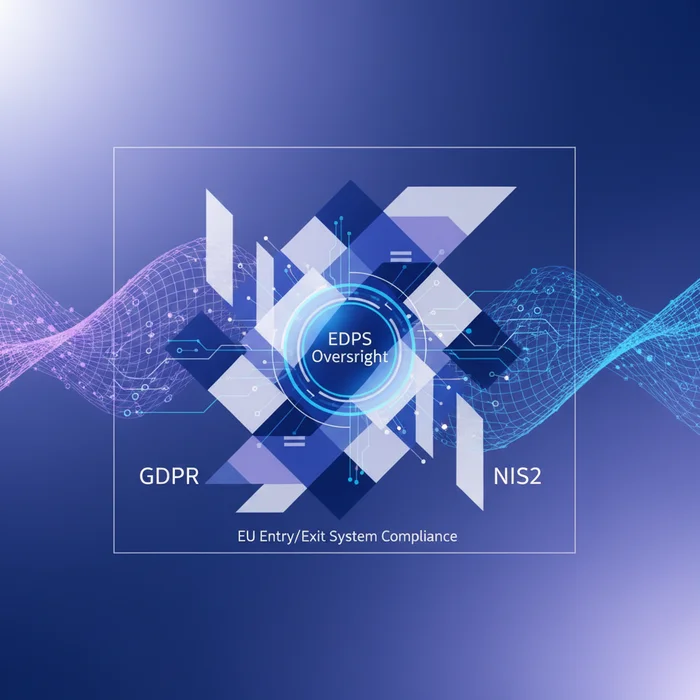 Hero image for EU Entry/Exit System Compliance: EDPS Oversight, GDPR & NIS2
