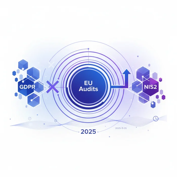 Hero image for NIS2 Compliance 2025: EU Audits, GDPR vs NIS2 (2025-11-05)