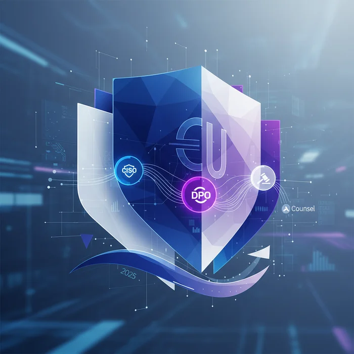 Hero image for NIS2 Compliance in 2025: EU Playbook for CISOs, DPOs, and Counsel