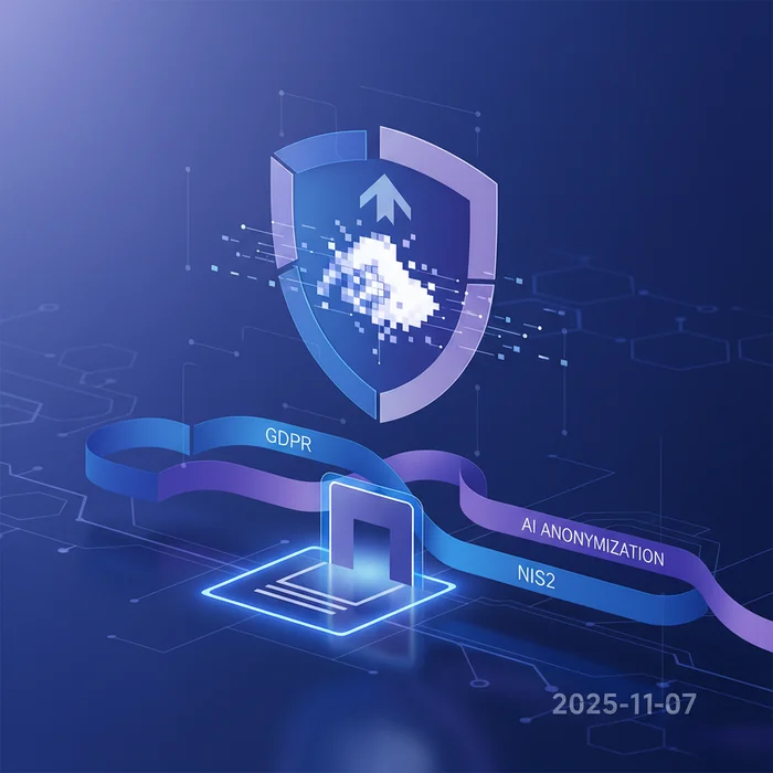 Hero image for EU Secure Document Upload: GDPR, NIS2 & AI Anonymization (2025-11-07)