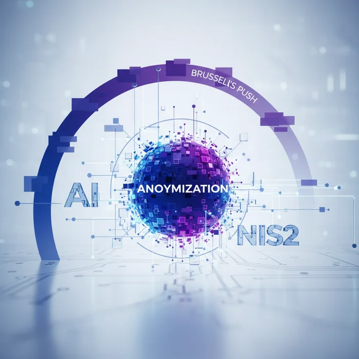 Hero image for GDPR Anonymization in 2025: What Brussels’ Push Means for AI and NIS2