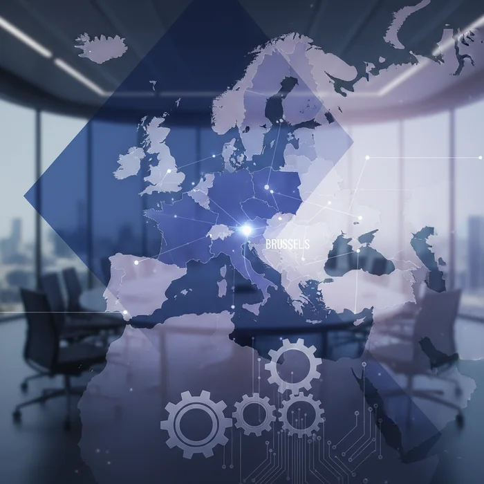 NIS2 Compliance in 2025 Brussels Briefing for GDP: Key visual representation of NIS2, GDPR, Brussels