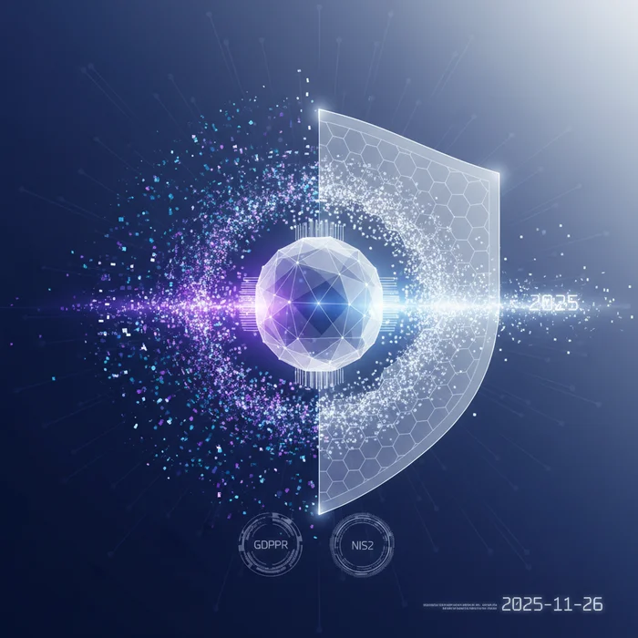 AI Anonymizer for GDPR NIS2 Stop Data Leaks in : Key visual representation of gdpr, nis2, aianonymizer