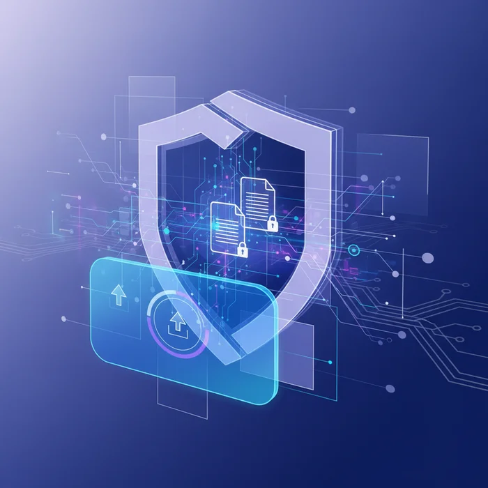 Secure Document Uploads in 2025 GDPR NIS2 Guide: Key visual representation of document uploads, eu compliance, nis2