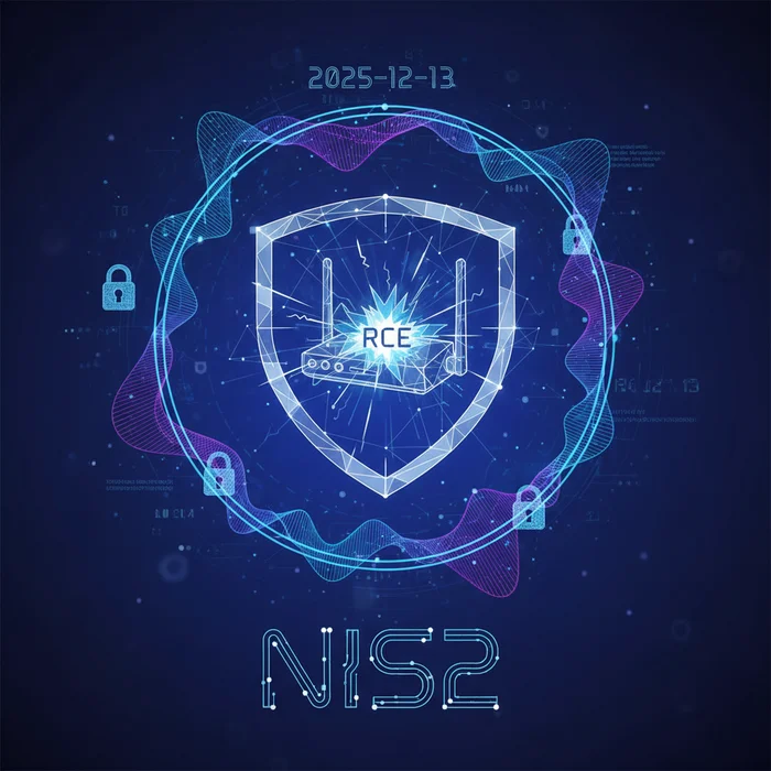 NIS2 Compliance 2025 Router RCE Warning for EU Op: Key visual representation of NIS2, EU, GDPR