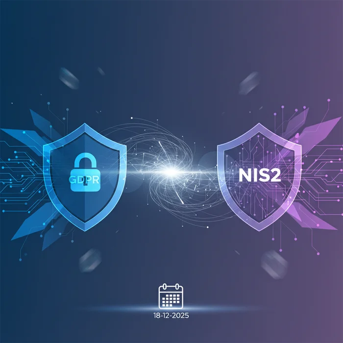GDPR vs NIS2 2025 EU Compliance Guide  Checklist: Key visual representation of gdpr, nis2, eu