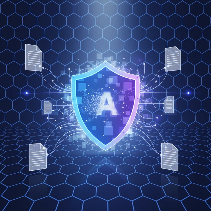 AI Anonymizer for GDPR  NIS2 Safe EU Document Wo: Key visual representation of GDPR, NIS2, AI Act