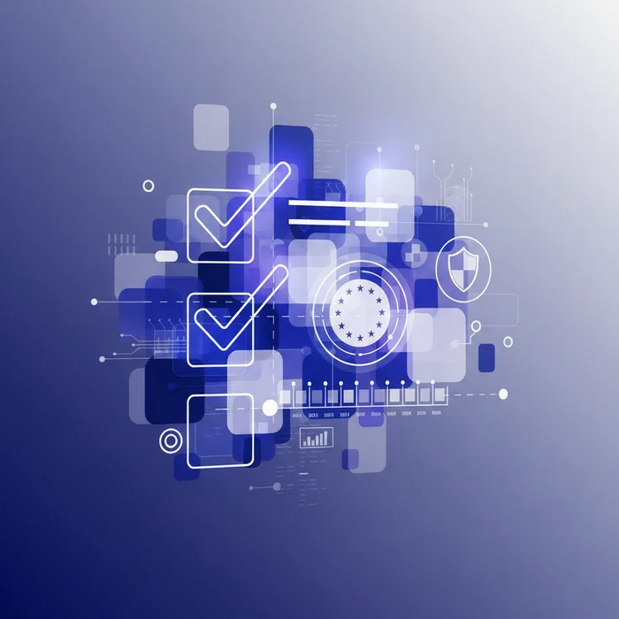 EU NIS2 2025 Compliance Checklist GDPRAligned Se: Key visual representation of nis2, gdpr, eu