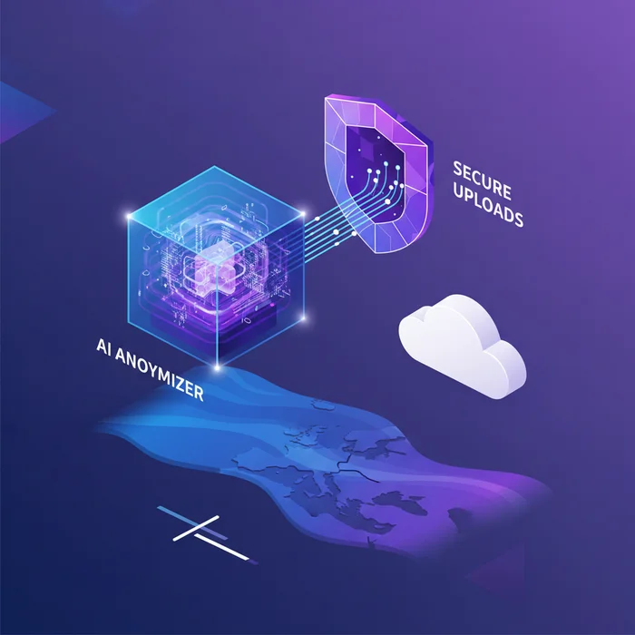 AI Anonymizer  Secure Uploads EU GDPRNIS2 Guide: Key visual representation of GDPR, NIS2, EU