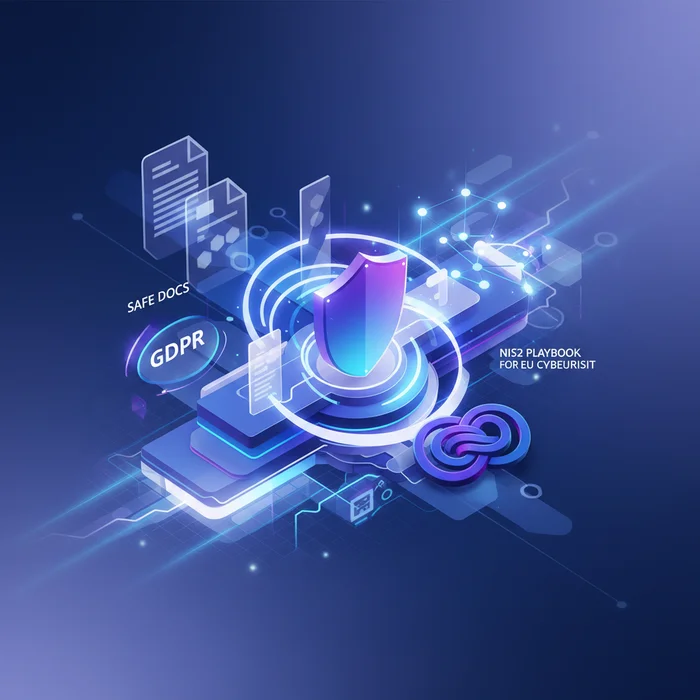 20260114 NIS2 Playbook for EU Cybersecurity GD: Key visual representation of NIS2, GDPR, EU cybersecurity