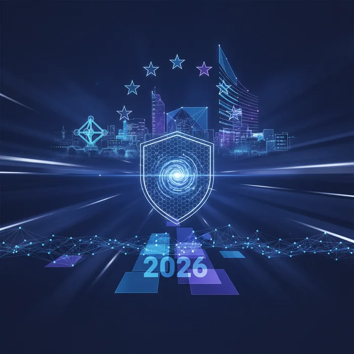 NIS2 Compliance 2026 Brussels Briefing for CISOs : Key visual representation of NIS2, GDPR, EU