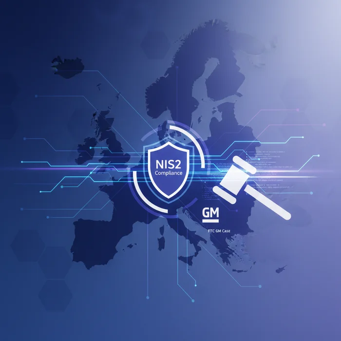 NIS2 Compliance in 2026 FTC GM Case Signals for E: Key visual representation of NIS2, GDPR, FTC