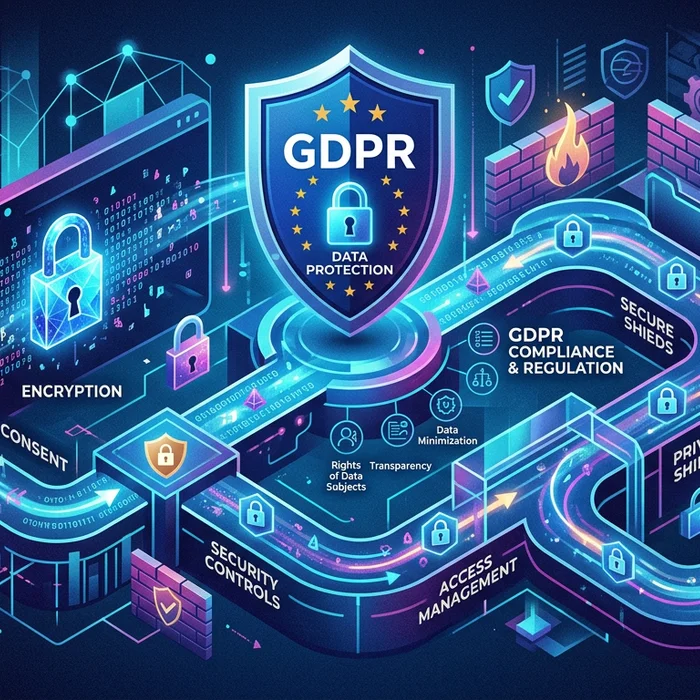 NIS2, GDPR, EU: Visual representation of key concepts discussed in this article