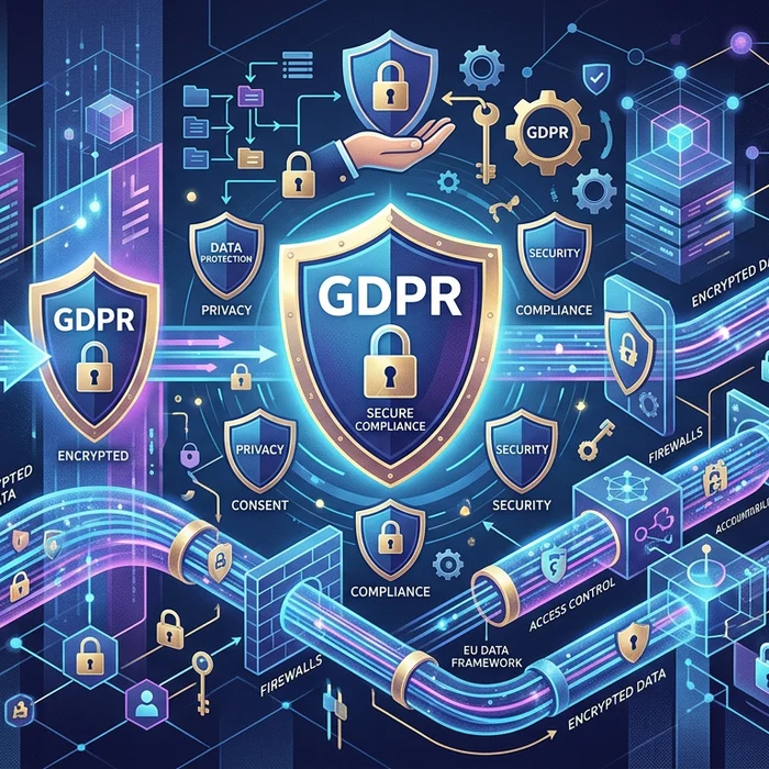 gdpr, nis2, ai anonymization: Visual representation of key concepts discussed in this article