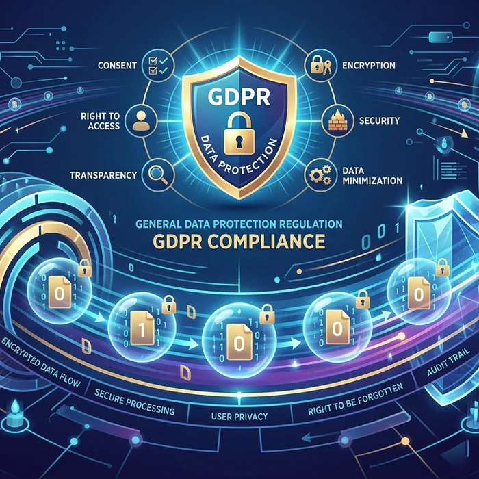 nis2 compliance, gdpr, eu cybersecurity: Visual representation of key concepts discussed in this article