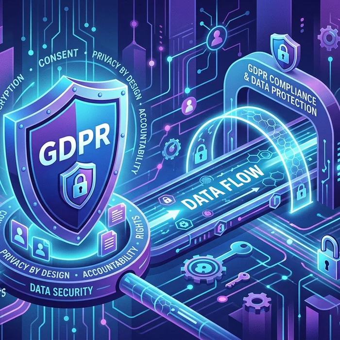 GDPR, NIS2, EU compliance: Visual representation of key concepts discussed in this article