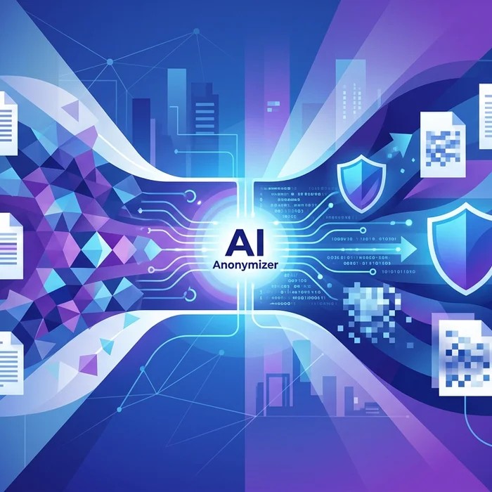 AI Anonymizer for GDPR  NIS2 Secure Document Wor: Key visual representation of gdpr, nis2, ai anonymizer