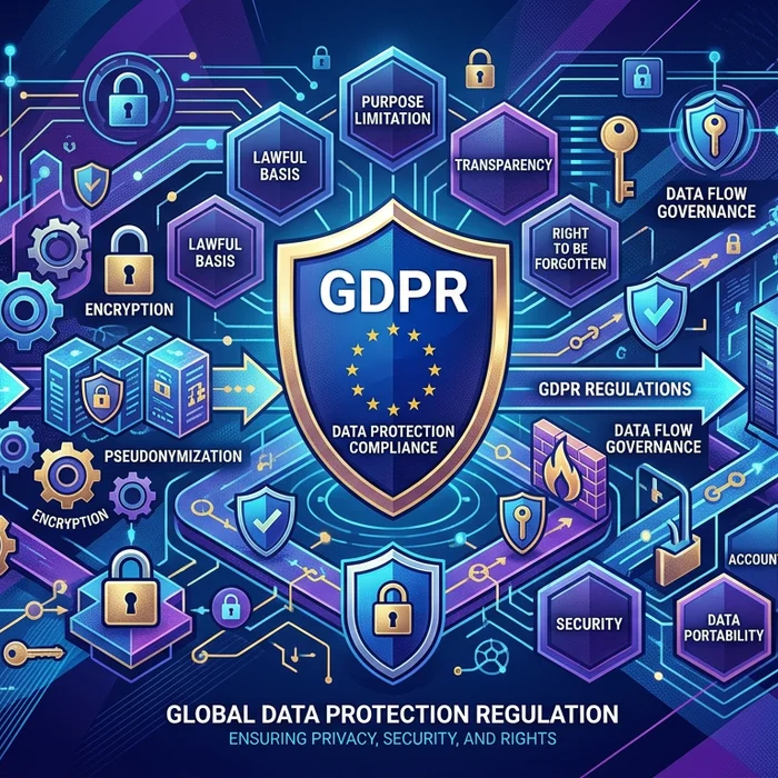 NIS2, GDPR, EU: Visual representation of key concepts discussed in this article