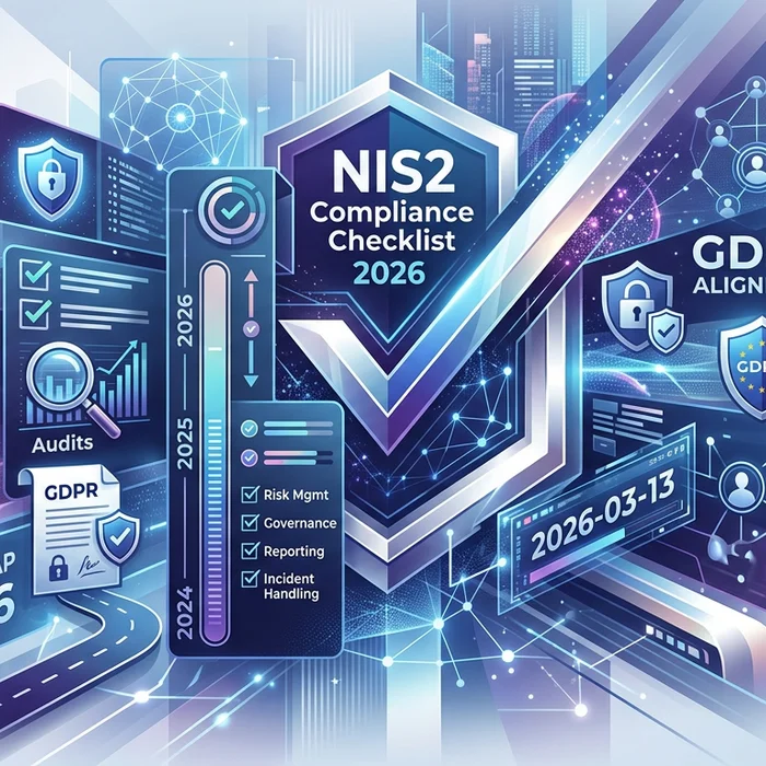 NIS2 Compliance Checklist 2026 Audits GDPR Align: Key visual representation of nis2, gdpr, incident reporting