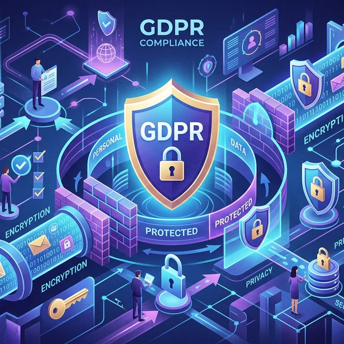 GDPR, NIS2, AI anonymizer: Visual representation of key concepts discussed in this article