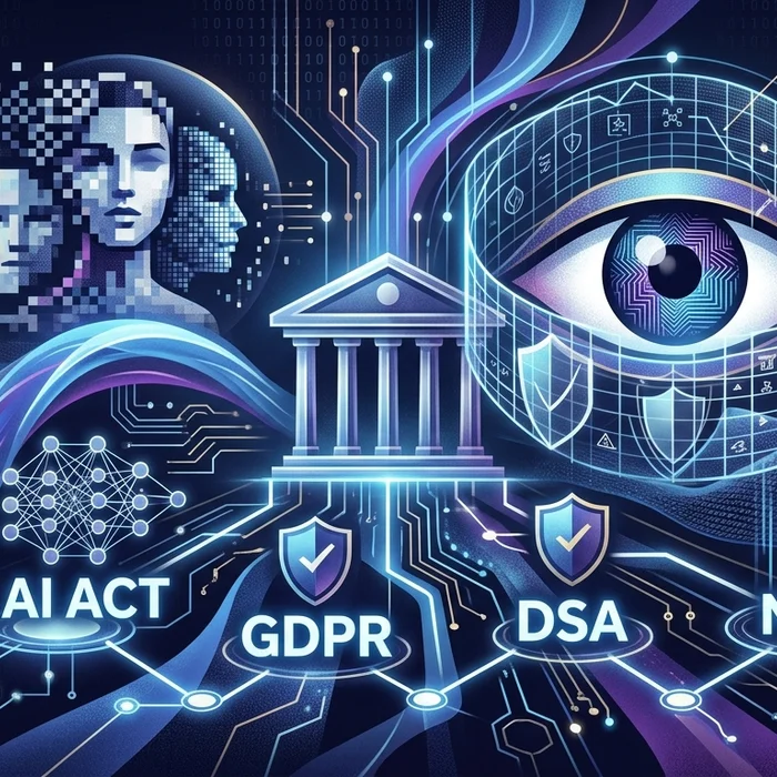 Hero image for EU Deepfake Compliance 2026: AI Act, GDPR, DSA, NIS2 (2026-03-19)