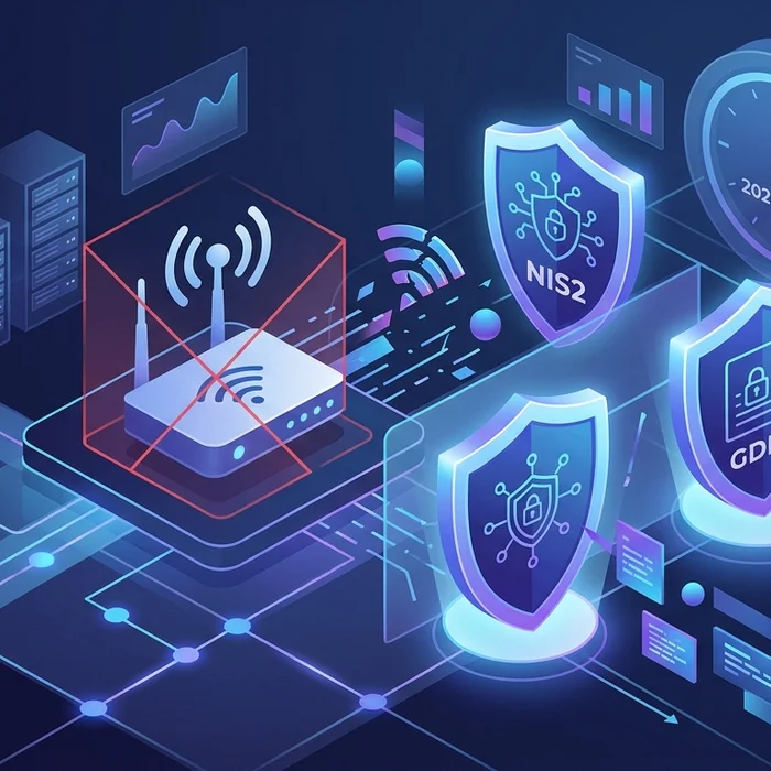Hero image for FCC Router Ban: Impact on EU Firms under NIS2, GDPR — 2026-03-25