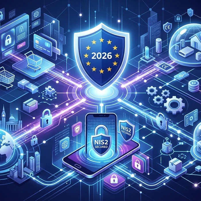 Hero image for NIS2 Compliance 2026: EU E-commerce, App Security, Product Safety