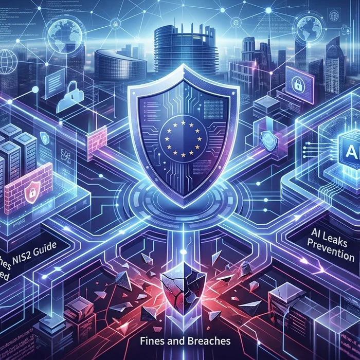 Hero image for NIS2 Compliance 2026: EU Guide to Avoid Fines, Breaches & AI Leaks