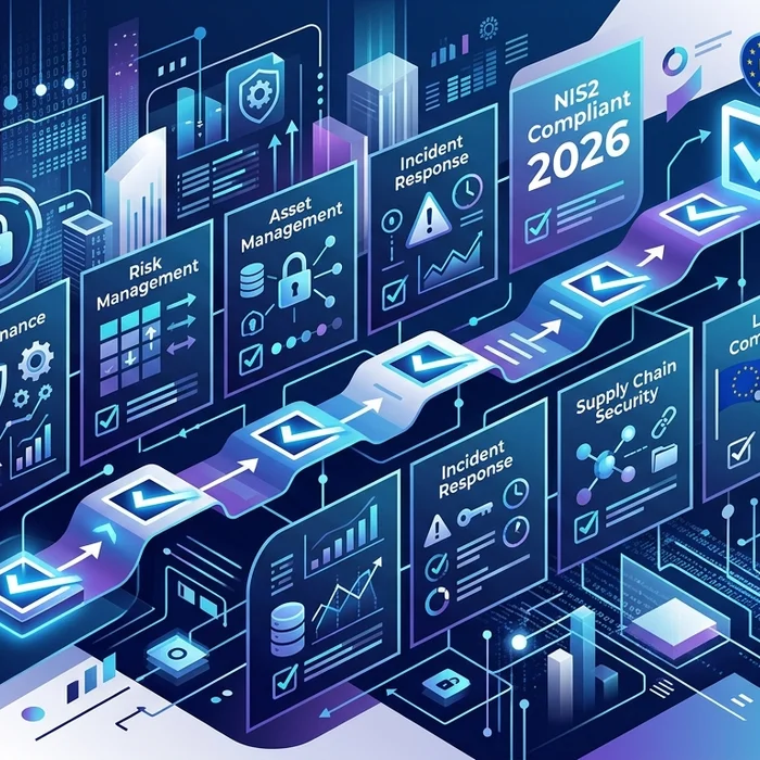 Hero image for NIS2 Compliance Checklist 2026: EU Guide for CISOs, DPOs & Legal