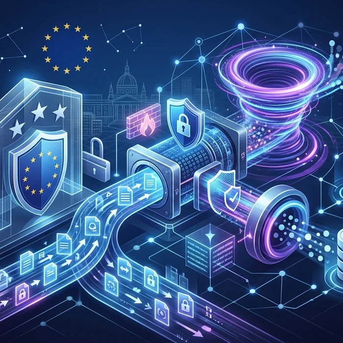 Hero image for NIS2 Compliance 2026: EU Guide to Secure Uploads and AI Anonymization