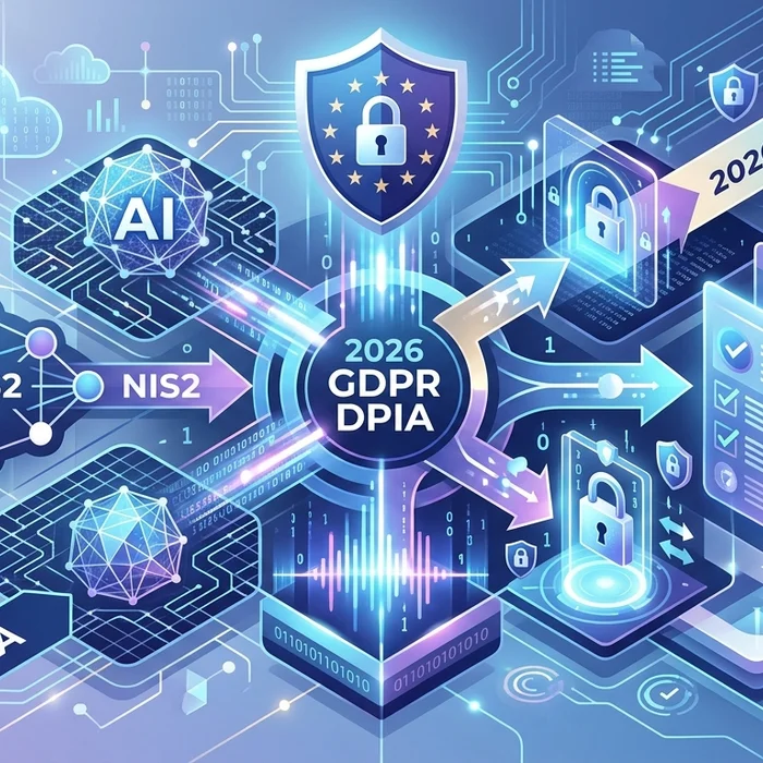 Hero image for EDPB GDPR DPIA Template 2026: NIS2, AI & Secure Uploads — 2026-04-14