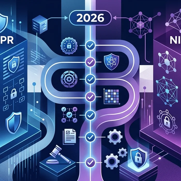 Hero image for GDPR vs NIS2: 2026 Compliance Checklist for CISOs, DPOs & Legal