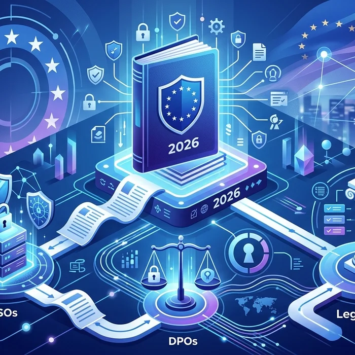 Hero image for NIS2 compliance: 2026 EU playbook for CISOs, DPOs & legal teams