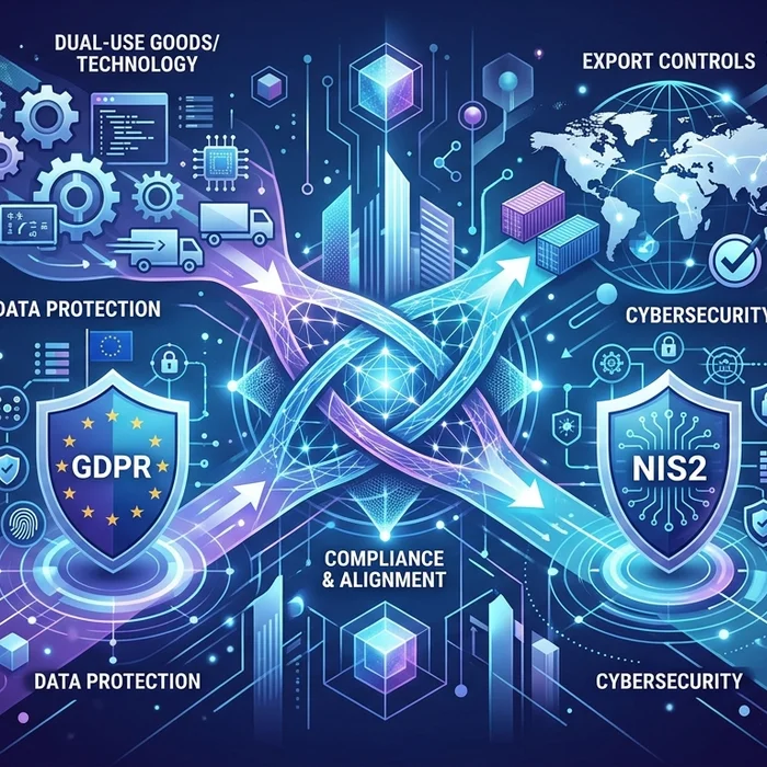 Hero image for EU Dual-Use Compliance 2026: Align Export Controls with GDPR & NIS2
