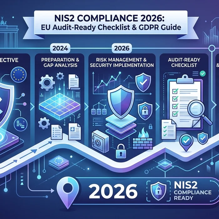 Hero image for NIS2 Compliance 2026: EU Audit-Ready Checklist & GDPR Guide