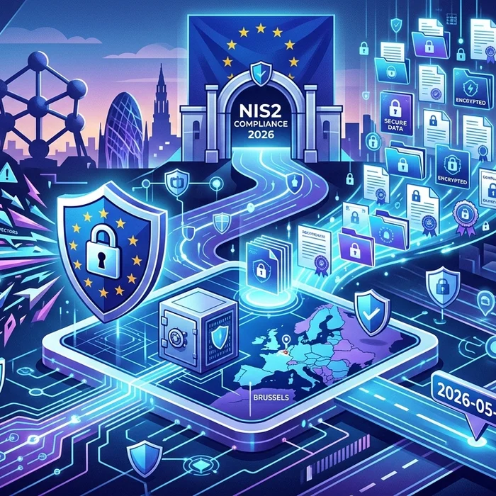 Hero image for NIS2 Compliance: Brussels Risks & Secure Docs (2026-05-20)