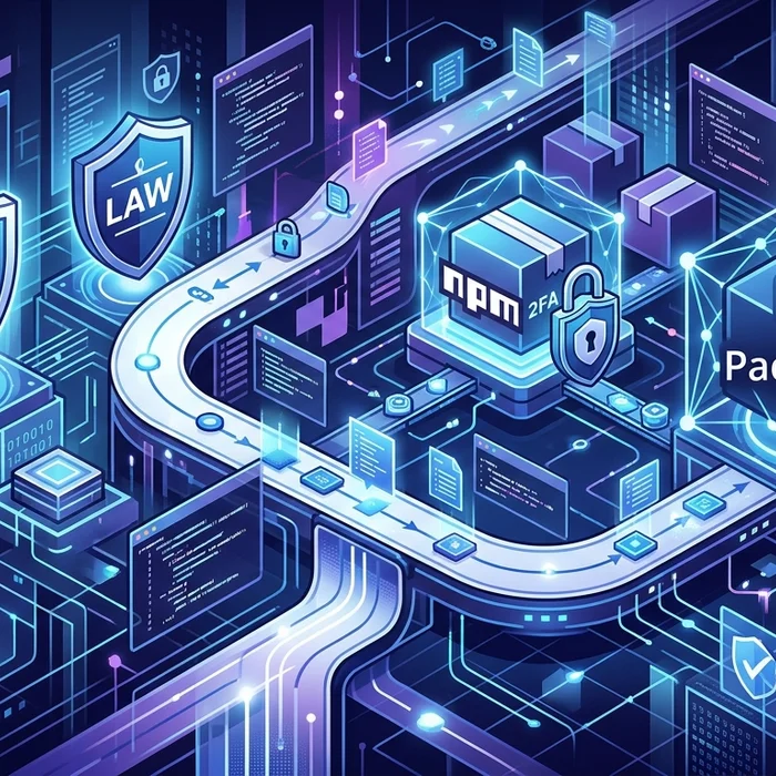 Hero image for EU Software Supply Chain: NIS2/GDPR, npm 2FA, Packagist - 2026-05-23